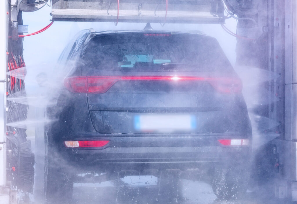 ガソリンスタンド洗車